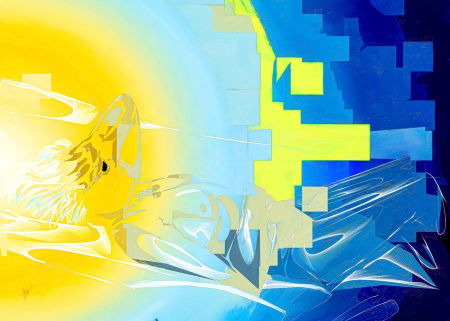 Elle, le soleil et la mer